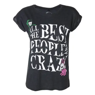 hardcore póló női - ALL BEST PEOPLE CRAZY - GRIMM DESIGNS - GD33DT