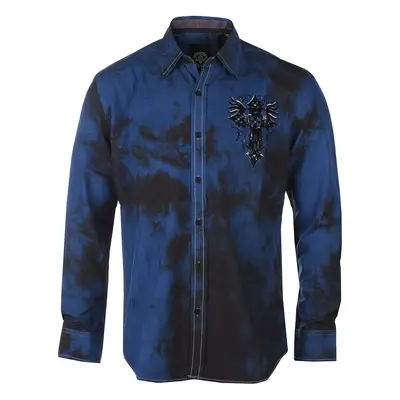 Férfi ing AFFLICTION - NAPLES - DARK BLUE