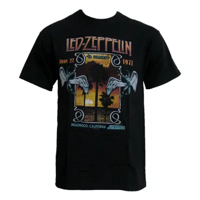 metál póló férfi Led Zeppelin - Inglewood BLK - BRAVADO - LZTS26MB 12962018BP