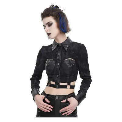 gót és punk póló női - Black - DEVIL FASHION - SHT107