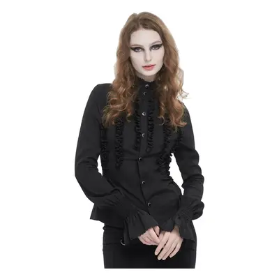 Női ing DEVIL FASHION - Black Chiffon