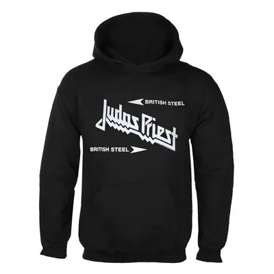 kapucnis pulóver férfi Judas Priest - British Steel Logo - ROCK OFF - JPHOOD28MB