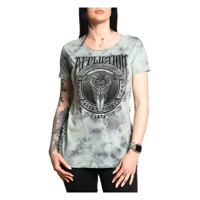 hardcore póló női - ROAM UNKNOWN - AFFLICTION - AW26157-CGCS