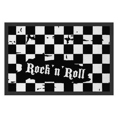 lábtörlő Checkered - Rock'n'Roll - ROCKBITES