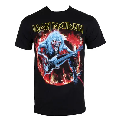 metál póló férfi Iron Maiden - Fear Live Flames - ROCK OFF - IMTEE07MB