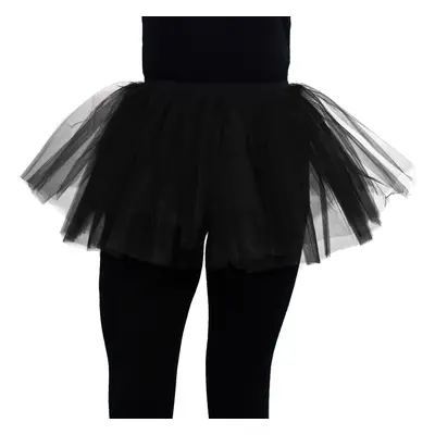 POIZEN INDUSTRIES női szoknya - Cor Midi Tutu- Black - POI023