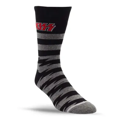 zokni PERRI'S SOCK - KISS - STRIPE - CHARCOAL MIX