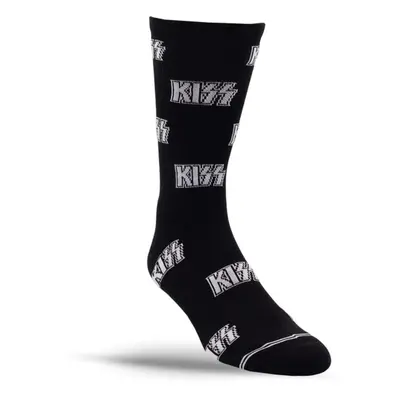 zokni PERRI'S SOCK - KISS - ALL OVER LOGO - FEKETE