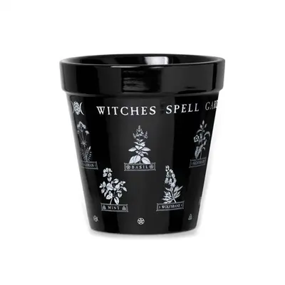 Dekoráció (virágcserép) ALCHEMY GOTHIC - Witches Spell Garden