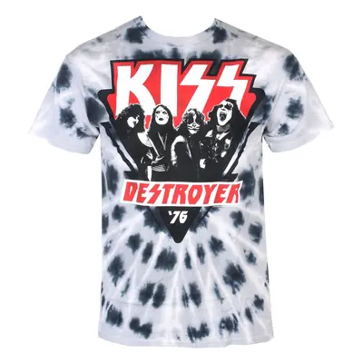 metál póló férfi Kiss - DESTROYER '76 - LIQUID BLUE