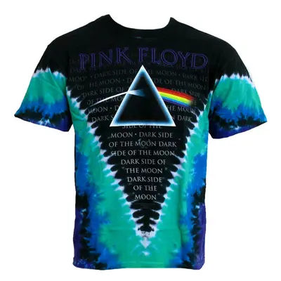 férfi póló Pink Floyd "Dark Side VDYE" LIQUID BLUE