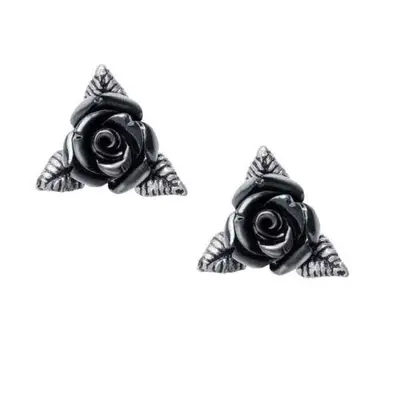 Fülbevaló ALCHEMY GOTHIC - Ring O' Roses - Ónötvözet