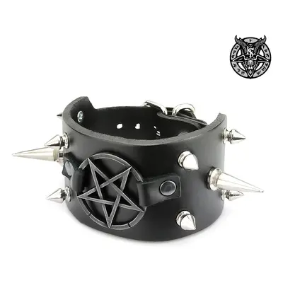 Karkötő Spiked pentagram