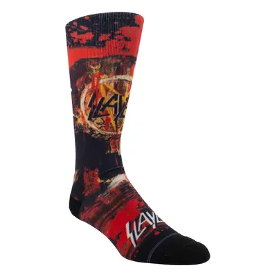 SLAYER zokni - HORROR SKULL DYE SUB - FEKETE - PERRI´S SOCKS - SLB304-001