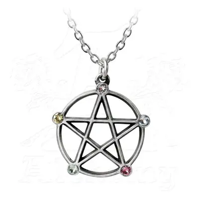 ALCHEMY GOTHIC nyaklánc - Wiccan Elemental Pentacle