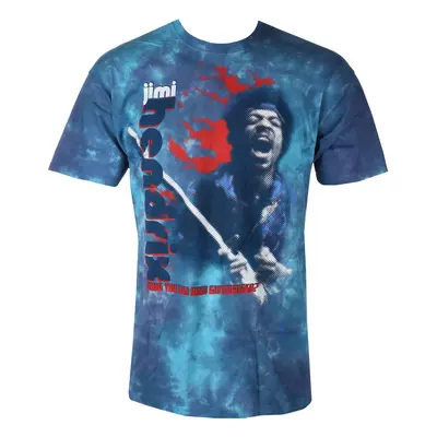 metál póló férfi Jimi Hendrix - FIRE - LIQUID BLUE