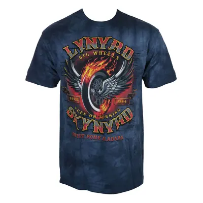 metál póló férfi Lynyrd Skynyrd - Big Wheels - LIQUID BLUE