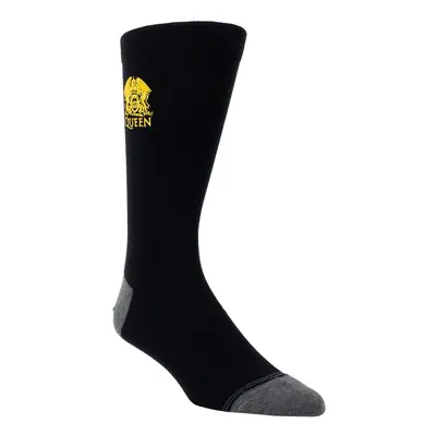 QUEEN zokni - GOLD CREST CREW - FEKETE - PERRI´S SOCKS