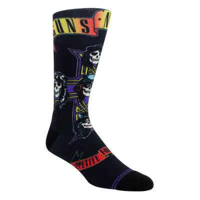 Zokni Guns N' Roses - DYE SUBLIMATION CREW - FEKETE - PERRI´S SOCKS