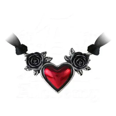 ALCHEMY GOTHIC nyaklánc - Bloodheart Rose - P746