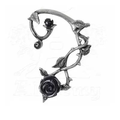 ALCHEMY GOTHIC Fülbevaló - Black Rose Earwrap