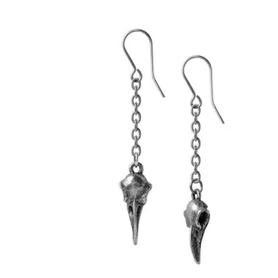 Fülbevalók ALCHEMY GOTHIC - Rabenschadel Droppers