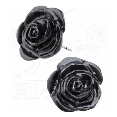 fülbevaló Black Rose - ALCHEMY GOTHIC - E339