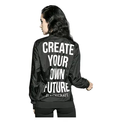 tavaszi/őszi dzseki unisex - Create Your Own Future - BLACK CRAFT - TJ001SG