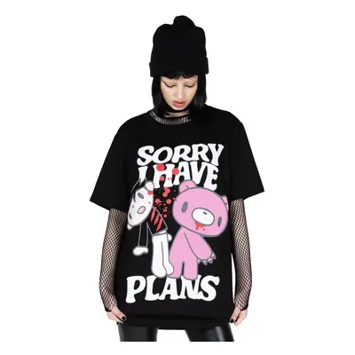 póló unisex Gloomy the Naughty Grizzly - I Have Plans - KILLSTAR - KSRA010690