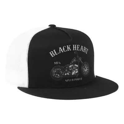 Sapka BLACK HEART - CHOPPER - WHT