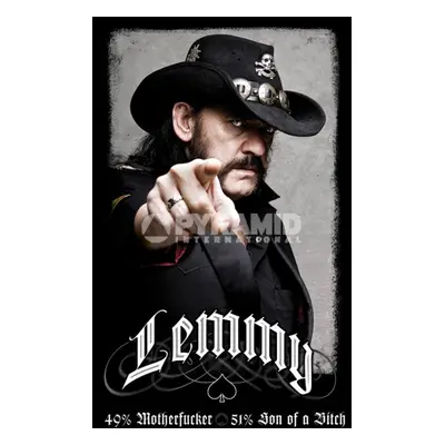 Lemmy poszter (49% Mofo) Motörhead - PP31980 - PYRAMID POSTERS