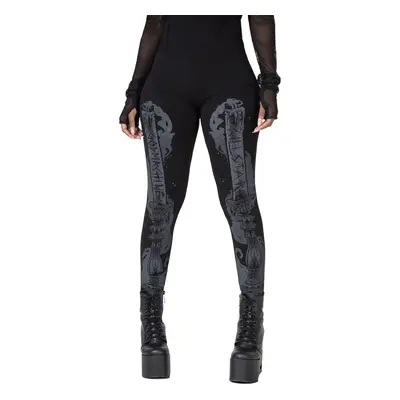 Női nadrág (leggings) KILLSTAR - Candelabrum - fekete