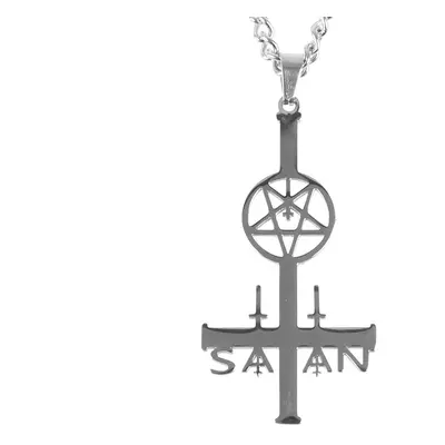 Nyaklánc Satan Cross Stal