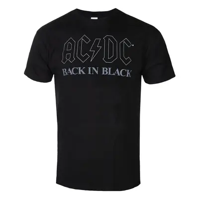 metál póló férfi AC-DC - Back In Black - ROCK OFF - ACDCTS82MB