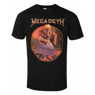 metál póló férfi Megadeth - Peace Sells… Tracklist BL - ROCK OFF - MEGATS16MB