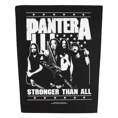 Nagy méretű Felvarró Pantera - Stronger Than All - RAZAMATAZ