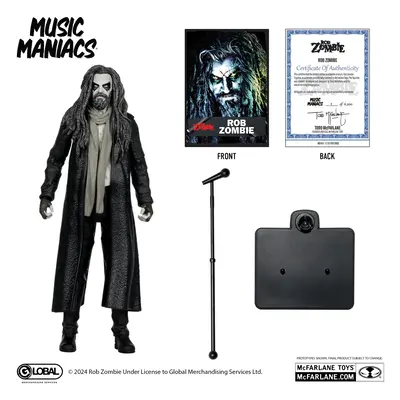 Figura Rob Zombie - Metal Music Maniacs Action Figure Wave