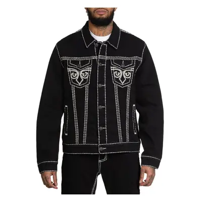 Férfi kabát AFFLICTION - FEKETE - DENIM