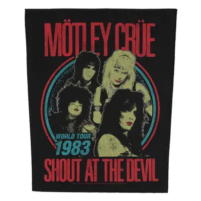 Nagy méretű Felvarró Mötley Crüe - Shout At The Devil - RAZAMATAZ