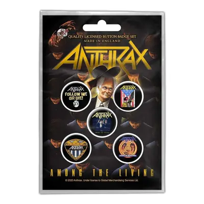 kitűzők Anthrax - Among The Living - RAZAMATAZ