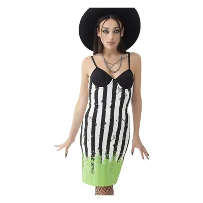 Női ruha KILLSTAR - Beetlejuice - Distressed Stripe