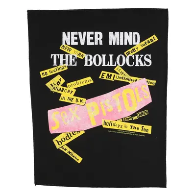 Nagy méretű Felvarró Sex Pistols - Never Mind The Bollocks - RAZAMATAZ