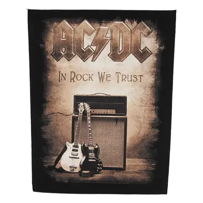 AC/DC nagy felvarró - In Rock We Trust - RAZAMATAZ - BP1015