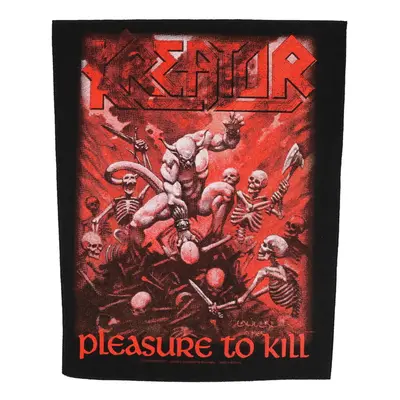 Nagy méretű Felvarró Kreator - Pleasure To Kill - RAZAMATAZ