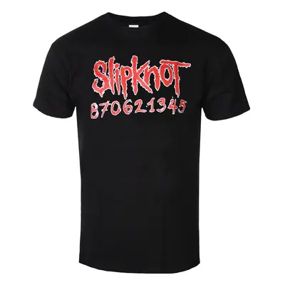 metál póló férfi Slipknot - Numbers Black - NNM