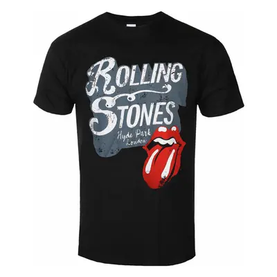 metál póló férfi Rolling Stones - Hyde Park BL - ROCK OFF - RSTS107MB