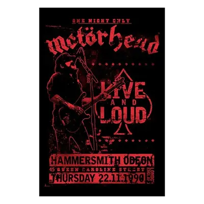 Poszter Motörhead - Live and loud