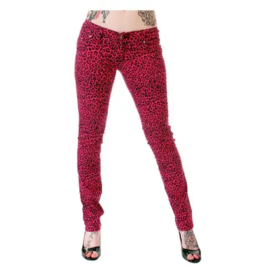 nadrág női 3RDAND56th - Print Skinnies - Pink - JM409