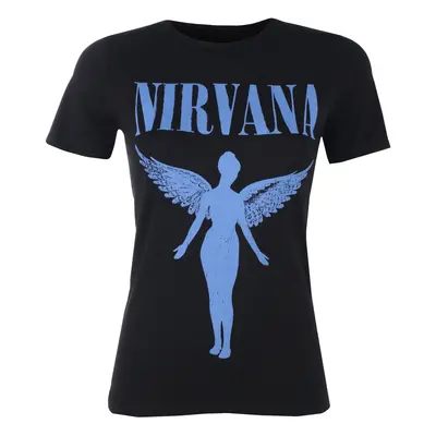 metál póló férfi Nirvana - Angelic Blue Mono - ROCK OFF - NIRVTS82LB