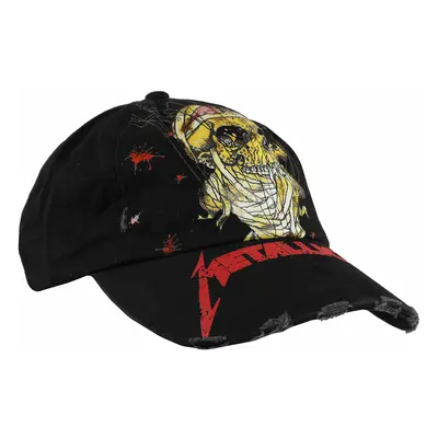 Sapka Metallica - Skull One-Distressed - Fekete